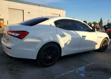 2017 Maserati Ghibli z USA, uszkodzony, nr VIN ZAM57XSA6H1226576